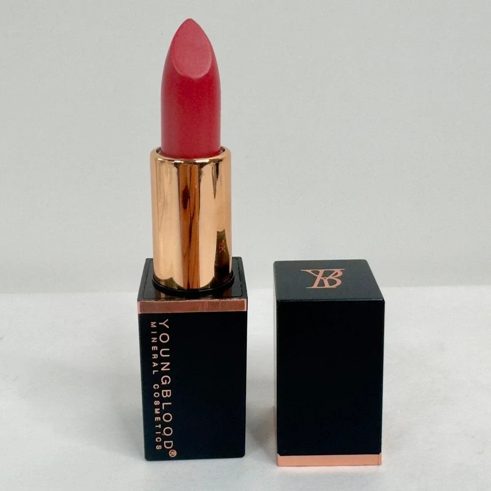 Youngblood Mineral Cosmetics Lipstick Rosewater Full Size‎ Makeup Beauty Lips